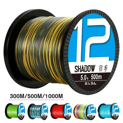 12 Strands Multifilament PE Fishing Line X8 Carp 300M 500M 1000M Sea Saltwater