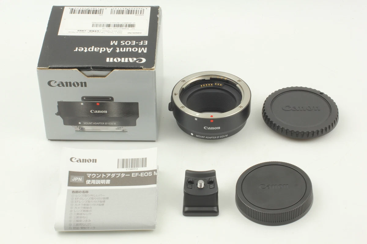 Adattatore Obiettivo Canon EF Su Canon EOS M (EF-M) - Con Anello Apertura
