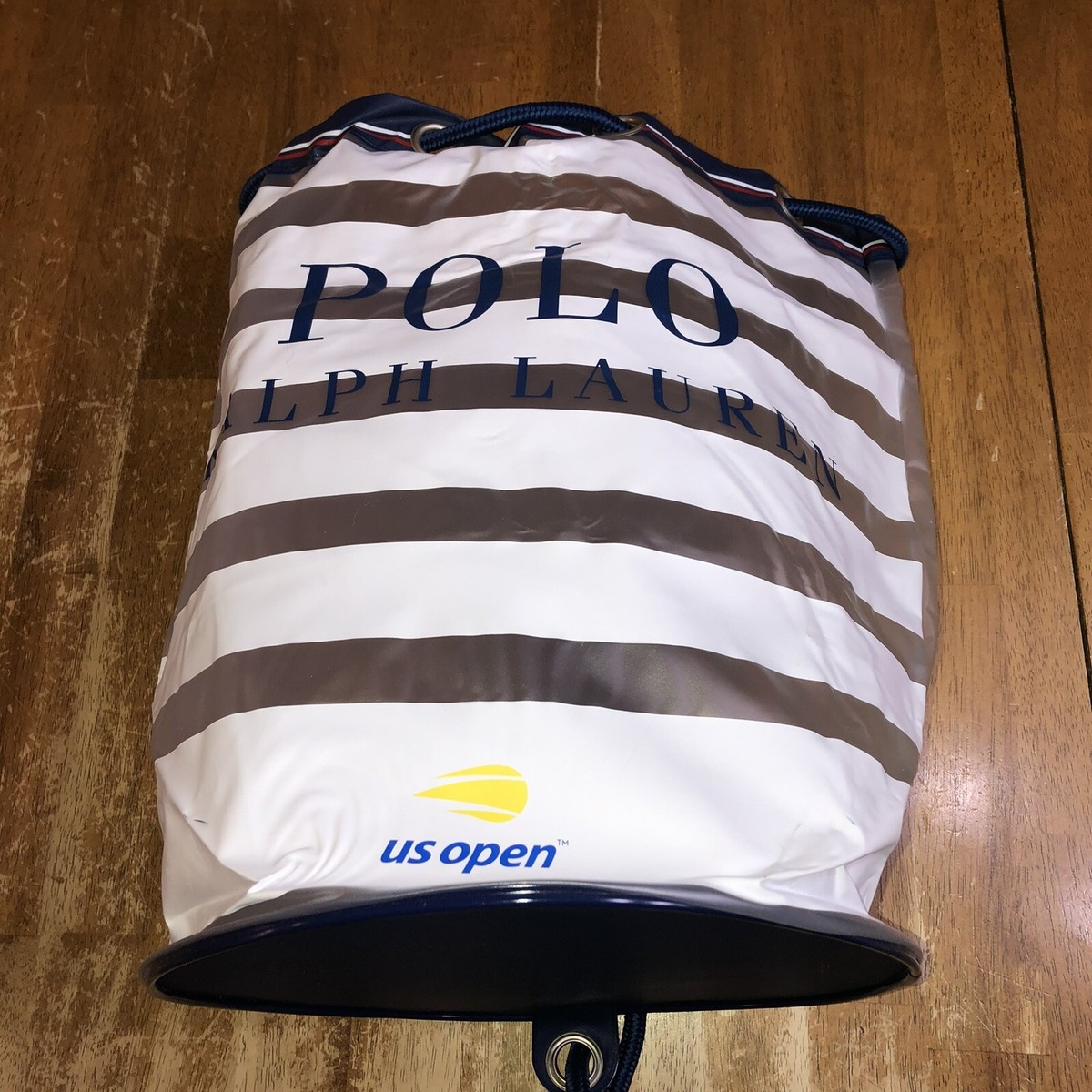 Polo by Ralph Lauren Striped Duffel Bag - White and Blue US open 2025 US Open 2025 Polo by Ralph Lauren Women main image 3
