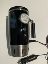 Smart Products Retro Heated Travel Mug Black 12v With Car Charger