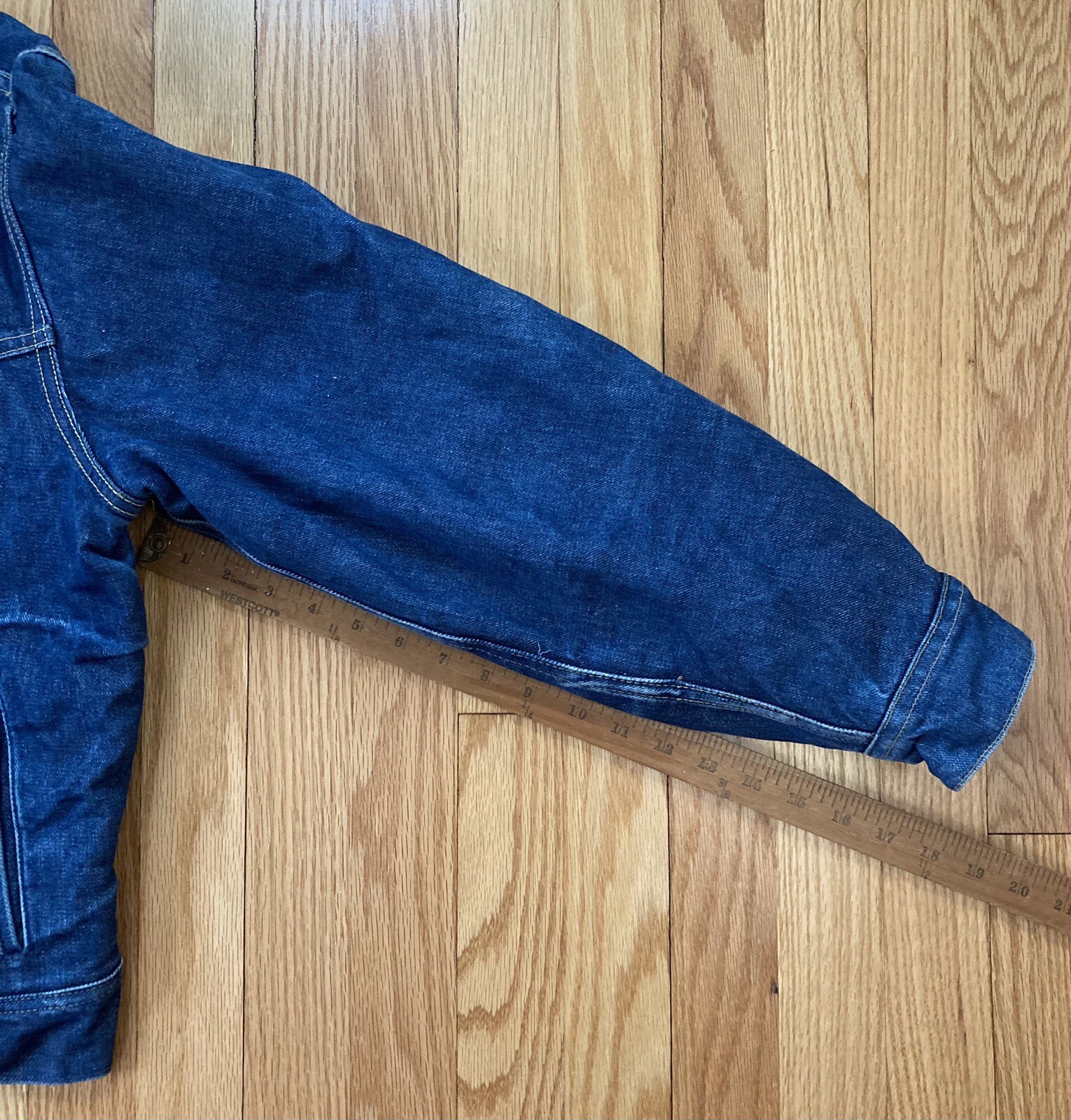 Vintage Lee Storm Rider Denim Jacket - USA Union Made, Western Cut image 4