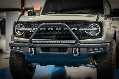 Baja Designs S8 Spot Light Bar Kit For 21+ Bronco W/ Steel Bumper & Upfitter