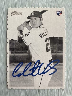 2018 Topps Heritage Deckle Edge #30 Christian Villanueva