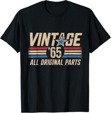Retro Vintage 1965 All Original Parts 60th Birthday For Men T-Shirt