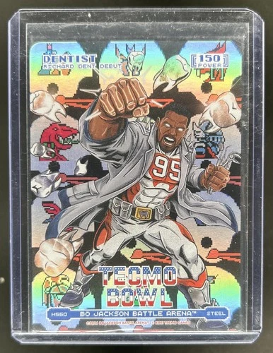 2026 Bo Jackson Battle Arena Tecmo Bowl Dentist Debut Helmets Battlefoil SP H560