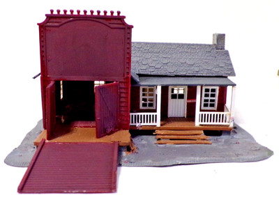 Pola - Quick - HO Gauge Pre-Built MA'S GENERAL STORE BUILDING - See below