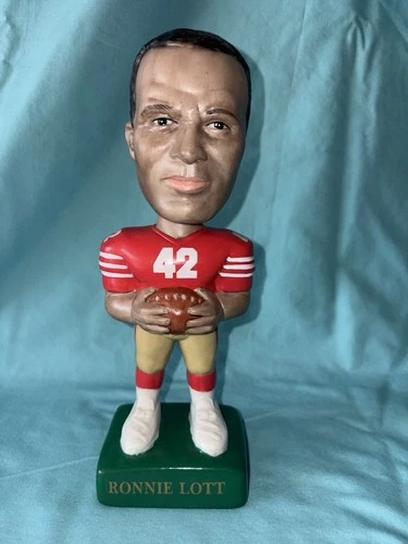 Ronnie Lott HOF SAM NFL Football Team Players Vintage Bobble Head SAM