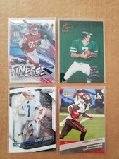 Football Stars/Acetate Insert 4 card lot/Dave Krieg/Dante Hall/NFL 