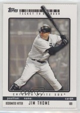 2009 Topps Ticket To Stardom Perforated Jim Thome #189 HOF 0a1