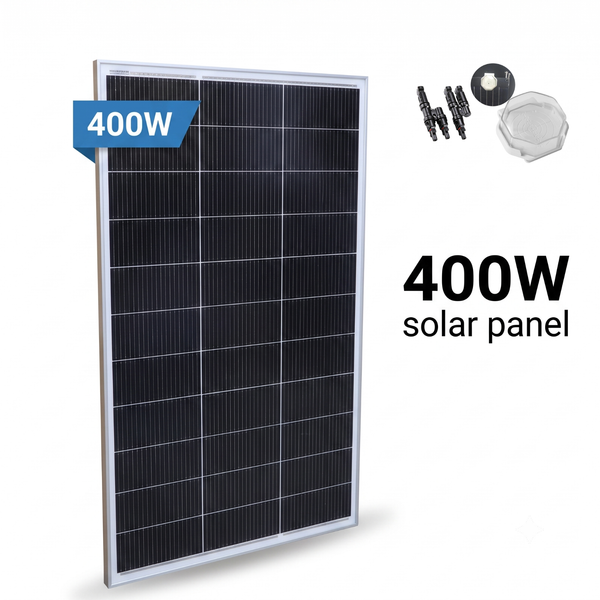 400W 12V Monokristallin Solarpanel Solarmodul Photovoltaik 400 Watt Wohnmobil-image