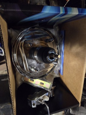 Power Brake Booster Tuff Stuff 2222NA for Hot Rods Customs Muscle Cars Chrome