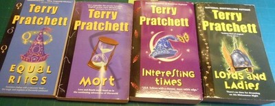 Terry Pratchett, Equal Rites, Mort, Interesting Times, Lords and Ladies, 4 TB
