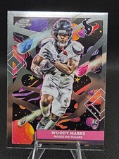 2025 Topps Cosmic Chrome Football Woody Marks Rookie 142 - Texans