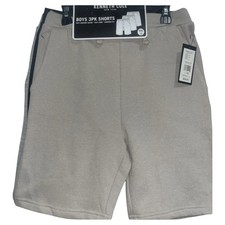 Kenneth Cole Boys 3pk Shorts  Gray, Black, Blue  Size 8, 10, 12, 14
