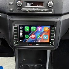 F&uuml;r Skoda Roomster 2006-2015 Wireless Apple Carplay Android Auto Autoradio BT FM