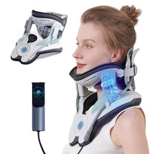 Cervical Neck Traction Device,Electric Air Pump with 3 Power Traction, Built-In