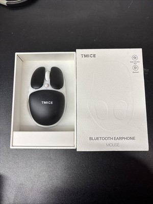 New - TMICE 2-in-1 Wireless Bluetooth Mouse with Earphone Combo - Bluetooth