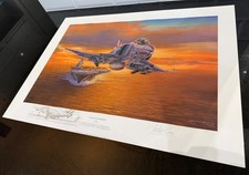 Launch At Sundown REMARQUE - Philip West pencil signed Artist Proof Phantom