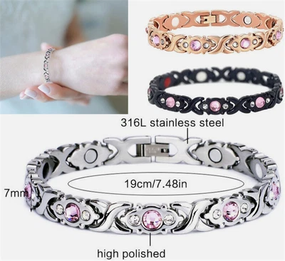 MARKENLOS Herren Damen Magnetische Kupfer Armband Heilungstherapie Arthritis Armreif.