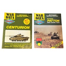 War Data Armoured Fighting Vehicles Issue 1 & 4 Centurion / M-48 Patton +Posters