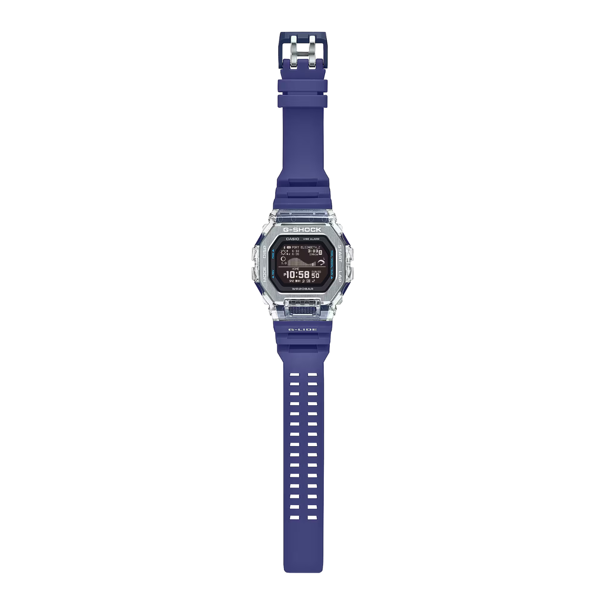 NEW Casio G-Shock G-LIDE Digital Blue Metal Bluetooth Surf Mens