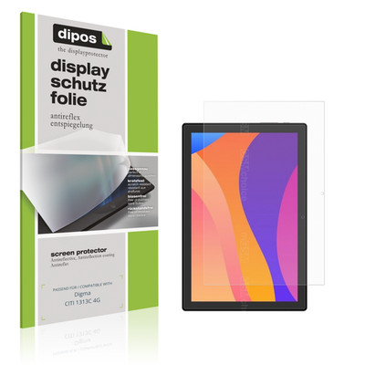 2x Schutzfolie matt für Digma CITI 1313C 4G Displayschutzfolie Folie Display