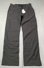 New Prana Pants Mens 30x30 Stretch Zion II Relaxed Fit Straight Leg Drak Iron