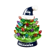 SEATTLE SEAHAWKS  NFL FOOTBALL  LED Christmas Tree Ornament