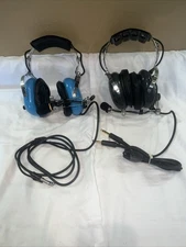 SIGTRONICS AVCOMM HEADSETS PILOT AIRPLANE AVIATION AIRCRAFT HEADPHONES WWSHIP*
