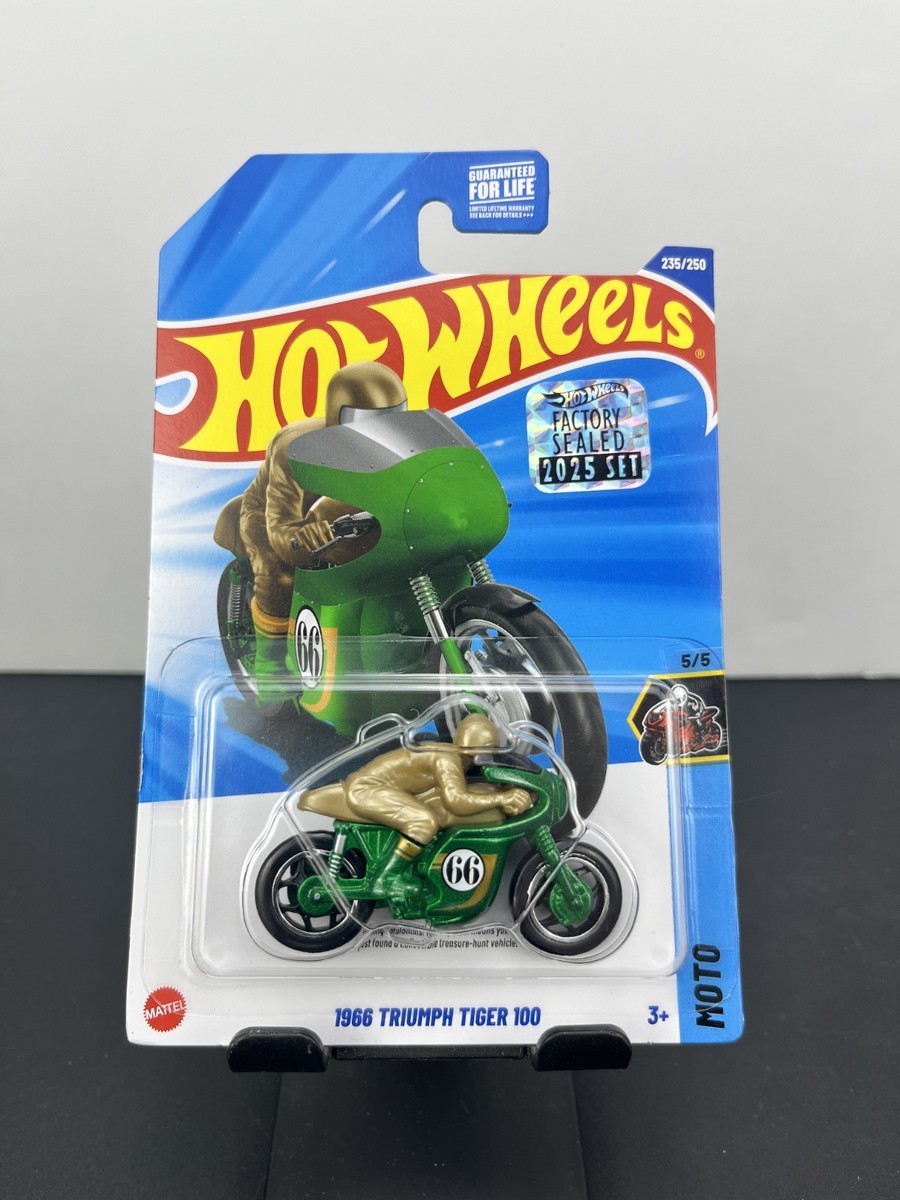 Hot Wheels 2025 Factory Sealed Treasure Hunt Moto 1966 Triumph