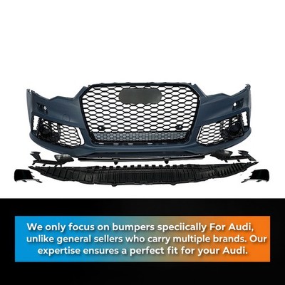 For 2012-2015 Audi A6 S6 C7 RS6 Style Front Bumper Valance Conversion Body Kit