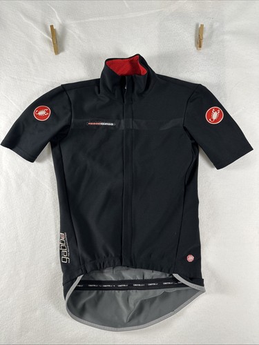 Castelli Rosso Corsa Gabba Gore Windstopper Cycling Vest Men's Size M Free Ship!