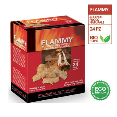 FLAMMY Eco-Friendly 24 Organic Stoves, Fireplaces and BBQ Stoves