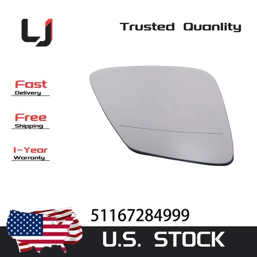Left Driving Side Heated Wing Mirror Glass For Bmw F20 F22 F30 F32 F80 2011-2018
