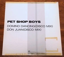 Pet Shop Boys / Domino Dancing 1988 Japanese Promo Vinyl EMI PRP8321 PSB