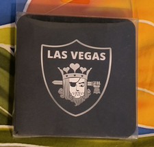 LAS VEGAS RAIDERS NFL Coaster Set 4-Pack NEW