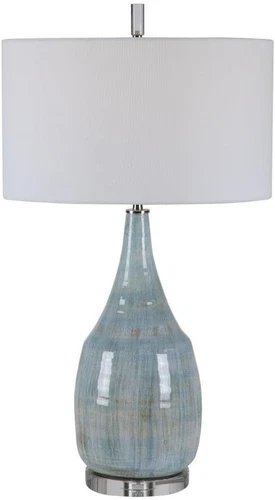 Rialta 1-Light Table Lamp - Elegant 17" Wide & Deep Design for Any Room - Picture 1 of 4