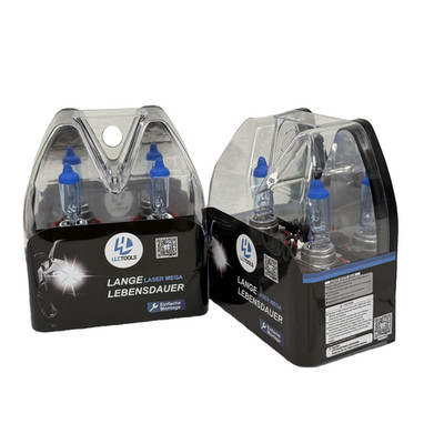 H11 Xenon Look Halogen Birne Auto Scheinwerfer 55W SUPER WHITE Kompatibel mit pa