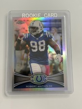 2012 Topps Chrome Robert Mathis Refractor 5 Indianapolis Colts SP