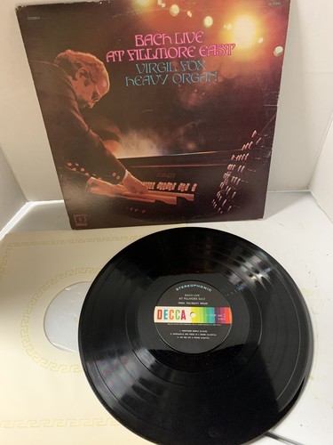 Virgil Fox, Bach Live At Fillmore East, (LP, Album, Pin), VG+, 3614743299 - Picture 3 of 3