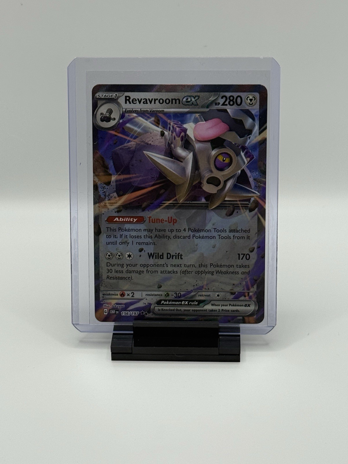 Revavroom ex 156/197 Sv03: Obsidian Flames Holo