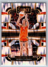 2024 Select WNBA Marina Mabrey Silver Flash #95 Connecticut Sun