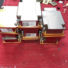 Lot Of 2 Dell Copper Aluminum Heat Sink. Pulled From Clean Unit Sold As Scrap