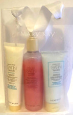 MARY KAY BLISSFUL POMEGRANATE SATIN HANDS PAMPERING SET FULL SIZE NEW IN BAG