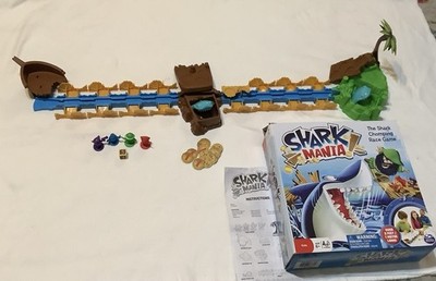 Shark Mania Game by Spin Master 100% Complete & Working Great Condition Age 6+