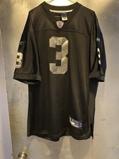 NFL Reebok OnField Oakland Raiders Carson Palmer #3 2011 Black Jersey Size 52
