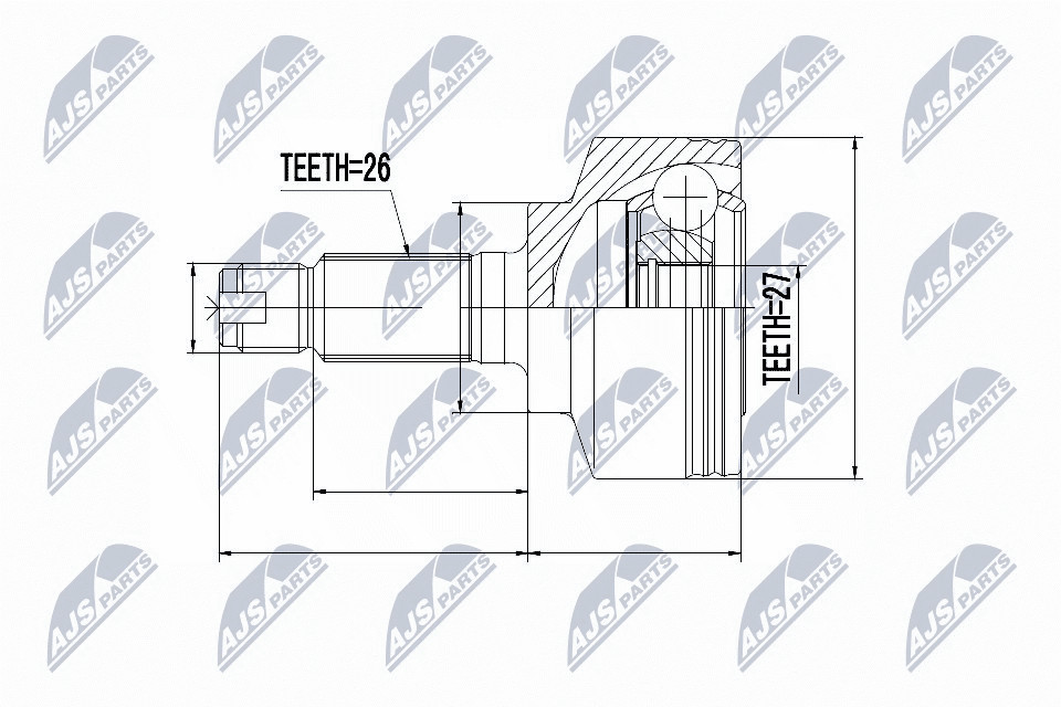 Fits NTY NPZ-HD-063 OUTER CV JOINT ⭐UK Stock⭐ - Image 4