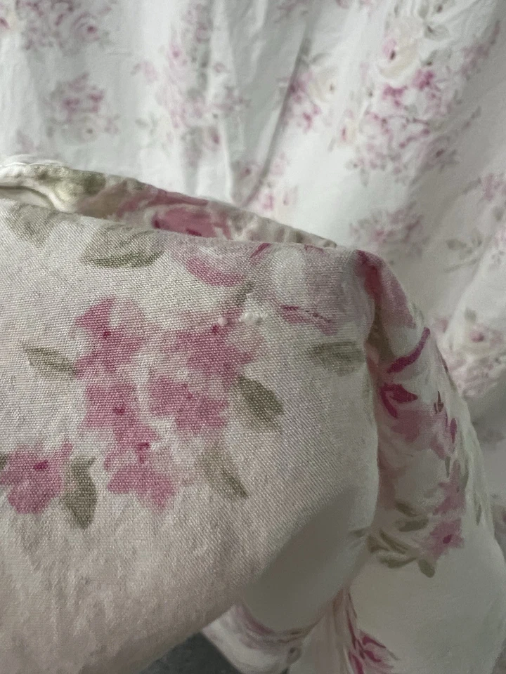 Cortina de Ducha Shabby Chic Rachel Ashwell Rubor Belleza Rosa Floral Rosa Foto 4 de 4