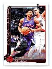 2025-26 Topps Basketball #247 Ochai Agbaji Toronto Raptors