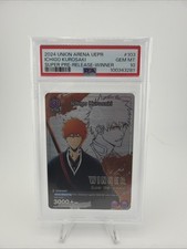 2024 UNION ARENA UEPR-PROMO SUPER PRE-RELEASE-WINNER 103 ICHIGO KUROSAKI PSA 10